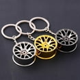 thumbnail image 2 of UDIYO Car Wheel Rim Model Key Chain Keychain Wheel Fashion Metal Keyring Pendant, 2 of 7