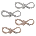 thumbnail image 1 of Uxcell 2-Pares Cordones de Strass 39" Cuerdas de Cristal para Zapatillas Blancas, champán, 1 of 1