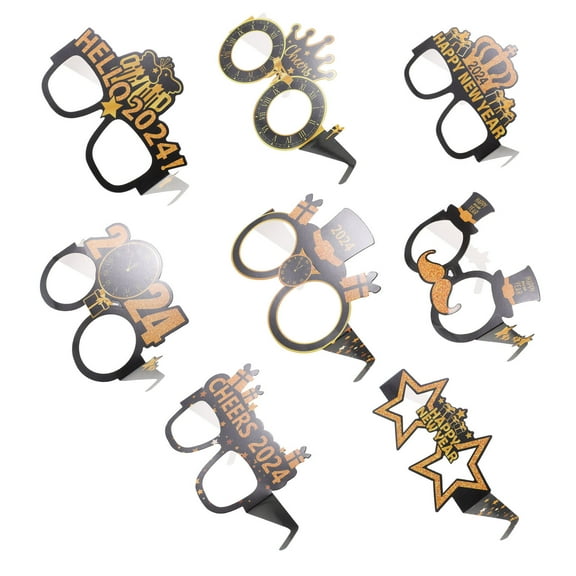 Soimiss New Year Eve Party Supplies Assorted Color Paper 1Set Back to School