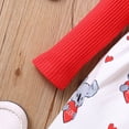 thumbnail image 5 of Toddler Girls Winter Valentine's Day Long Sleeve Ribbed Red Koala Love Printed Dress Vintage Dress for Girls Baseball Smocked Dress Kids Christmas Dresses Dress Girls Tulle Long Bridesmaid Dress, 5 of 8