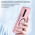 thumbnail image 4 of TECH CIRCLE Magnetic Case for For Samsung Galaxy Z Fold 5 5G 2023 ,Built in Magnet Compatible with MagSafe Charger,Shockproof Lightweight Slim Hard PC Folding Phone Case for Galaxy Z Fold 5,Pink, 4 of 9