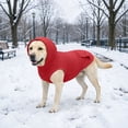 thumbnail image 4 of YYDENG Soft Polyester Dog Hooded Sweater, Warm Leg‑Less Pullover Knit Coat, Cold‑Weather Outfit Indoor Outdoor Cold‑Weather Apparel for Medium and Large Size Dogs, 4 of 8