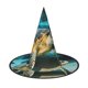 thumbnail image 1 of Sombreros de bruja de Halloween con estampado de tortuga marina de GAGALU Wizard, 1 of 8