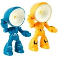 thumbnail image 1 of OUSITAID 2PCS Bande Dessinée Mini Lumière de Nuit Petite Lampe de Bureau LED Mignonne Table de Protection des Yeux Lumière Héroïque Forme de Police Lecture Lumière Réglable Robot Lumière Décorative pour Enfant, 1 of 9
