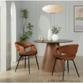thumbnail image 4 of LumiSource Curvo Upholstered Chair - Set of 2, 4 of 9