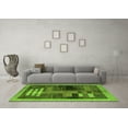 thumbnail image 3 of Ahgly Company Indoor Rectangle Abstract Green Modern Area Rugs, 8' x 12', 3 of 4