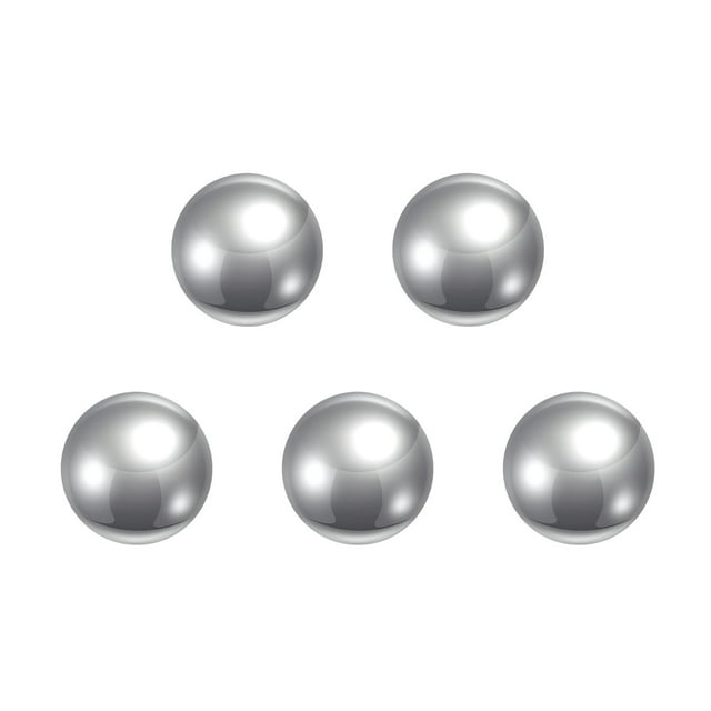 Unique Bargains Billes de Roulement en Acier Inoxydable 440C 15mm Précision G25 Lot de 5