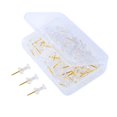 thumbnail image 4 of 100Pcs Sewing Pins Positioning Pins, Crafts Making with Storage Box Quilting Pins Straight Pins for Crafting Quilting Jewelry Gold, 4 of 10