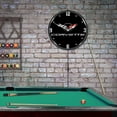 thumbnail image 4 of Collectable Sign and Clock C5 Corvette Black Tie  LED Lighted Premium Wall Clock, 4 of 7
