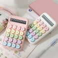 thumbnail image 4 of OIUR 10 Digits Calculator with Big Button 15-Degree Tilt Design LCD Display Mechanical Switch Portable Aesthetic Calculator, 4 of 7