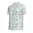 thumbnail image 3 of Daiia Cute Cows Pattern Men’s Polo Shirts,Solid Deck Shirt,Classic Fit, Breathable Cotton Polo for Casual and Sport Wear-XX-Large, 3 of 9