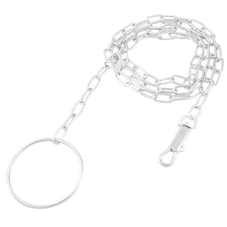 - Unique Bargains Adjustable Silver Tone Metal Chain Leash Kit 67