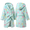 Blue, variant on LYMAYTER Kids Girls Hooded Bathrobe Long sleeve Fleece Robe Girls Soft Cozy With Belt Pajamas for 1-7Y Toddler