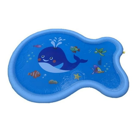 Binpure Water Splash Mat, Cartoon Printing Water Game Pad for Outdoors