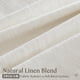 thumbnail image 3 of Cortinas Twodrapes de lino natural plisadas, 300 x 305 cm, color crema, 3 of 9