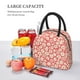 thumbnail image 5 of Disketp Beige Flowers Bolsa Térmica para Almuerzo, Lonchera con Abertura Amplia y Gran Capacidad, Organizador Reutilizable para Mujeres, Hombres y Adultos, 5 of 6
