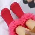 thumbnail image 5 of NOLDARES Grils Ruffle Socks Toddler Double Frilly Fluffy Princess Dress Cotton Sock Tutu Socks for Girls/Baby/Toddler(Hot Pink,4-6 Years), 5 of 7