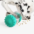 thumbnail image 4 of Juguete rompecabezas para perros: dispensador interactivo de golosinas, entrenamiento de juego duradero para perros pequeños/medianos (azul) Juguete para perros con forma de robot, 4 of 5