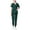 Army Green, variant on S LUKKC LUKKC Nursing Uniform Set for Women Scrubs Set Medical Scrubs V-Neck Top with Pocket Jogger Pants Athletic Nursing Uniform Solid Stretch Wicking And Easy To Care