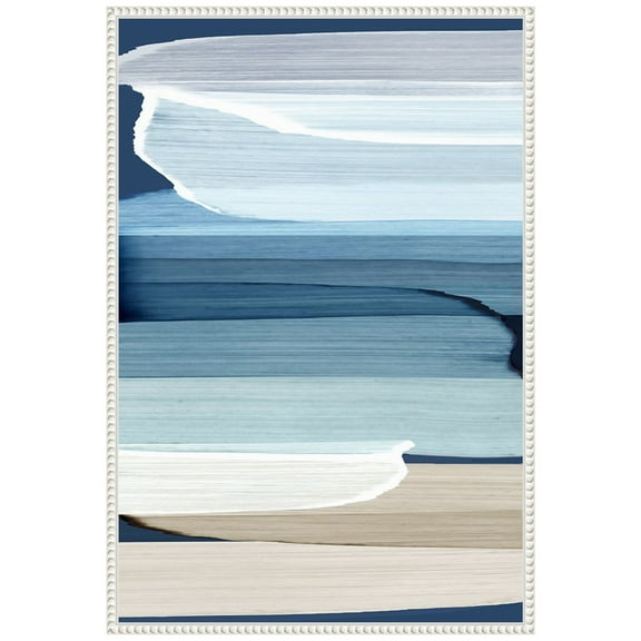 Amanti Art Whispers of the Beach I Framed Canvas Wall Art Print