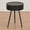 Black/High B, variant on Modern Round End Table w/ 3 Legs Narrow Space Side Table for Living Room Bedroom 23.62" Dia. x 19.69" H, Black