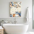 thumbnail image 6 of Canvas Wall Art, Orange Blue Pumpkin Fall Framed Canvas Prints for Living Room Bedroom, Thanksgiving Maple Leaves Branch Large Gallery Wrapped Wall Decor for Home Office, Gifts, 16"x20" Ship Next Day, 6 of 9