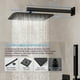 thumbnail image 3 of Regaderas para Baño Set - Dos funciones Duchas de Baño Modernas, Sistema de Ducha Inteligente Mezclador, Regadera Negro, Incluida Válvula Empotrada Kit, 3 of 7