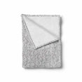 thumbnail image 2 of Spring Soft Flannel Fleece Blanket, Art Deco Inspired Ornament Vintage Pattern with Sprig and Berry Silhouettes, Cozy Plush for Indoor and Outdoor Use, 50" x 70", Grey and Grey Pink, by Ambesonne, 2 of 6