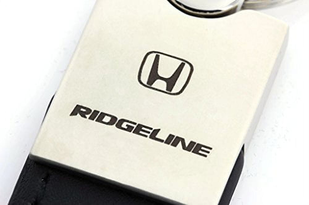 Honda Ridgeline Keychain & Keyring - Duo Premium Black Leather