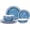 Navy, variant on 12-Piece Light Blue Melamine Dinnerware Set, Lightweight Unbreakable BPA-Free Dishes Service for 4, Indoor Outdoor Use, Dishwasher Safe