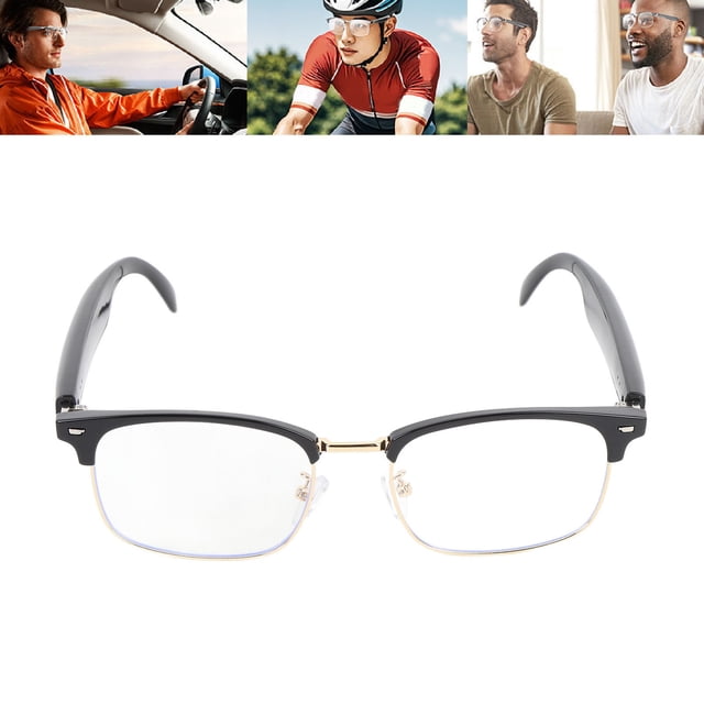 Lunettes Intelligentes avec IA, Lunettes avec 110+ Traduction, Lunettes Intelligentes pour Hommes & Femmes, Lunettes Multifonctionnelles pour Femmes Hommes