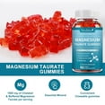 thumbnail image 2 of GPGP Magnesium Taurate Gummies,Amino Acid 1800mg Supplement,Supports Liver,Heart,Brain & Visual Health,60 Gummies, 2 of 6