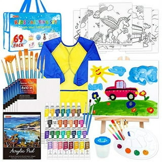 Kalysky Kids Paint Set,Canvas Painting Kits for Kids ages 4-8,8-12,Acrylic  Paint