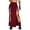 Red, variant on High Waist Dual Side Buckle Slit Maxi Skirt Women Twill Gothic Punk Cosplay Party Long Skirt 1PC S-XXL Plus Size Friendly