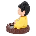 thumbnail image 3 of Estatua de Buda que asiente con la cabeza con energía solar, vívida, ahorro de energía, figura de monje que asiente con la cabeza automáticamente para regalo, suerte, riqueza, amarillo, 3 of 10