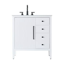 Elegant Kitchen and Bath 32 inch Single Bathroom Vanity in White