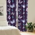 thumbnail image 2 of Ambesonne Wings of Spring Curtains, Art Dream Butterfly, Pair of 28"x84", Quartz Soft Blue Lilac, 2 of 5