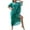 Green, variant on Conairie Womens Swimsuit Coverup Short Sleeve Loose Mesh Bathing Suits Cover Ups Summer Bikini Vacation Long Dress Outfits Army Green One Size