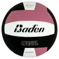 thumbnail image 1 of Baden LEXUM Volleyball en Microfibre Intérieur - Ballon de Jeu Officiel Approuvé NFHS, Rose/noir/blanc, 1 of 5
