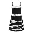 thumbnail image 2 of DPTALR Women's Casual Printing Buttons Plus-Size Sleeveless Tops Blouse, 2 of 3