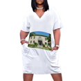 thumbnail image 2 of Vestido de bolsillo suelto histórico Hulihe`e, vestido de verano diario, vestidos de verano para mujer, vestidos de lujo, 2 of 7