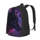 thumbnail image 1 of Disketp Galactic Wolf Stare Mochila Minimalista de Gran Capacidad, Mochila de Viaje para Escuela, Trabajo o Uso Diario, 1 of 6