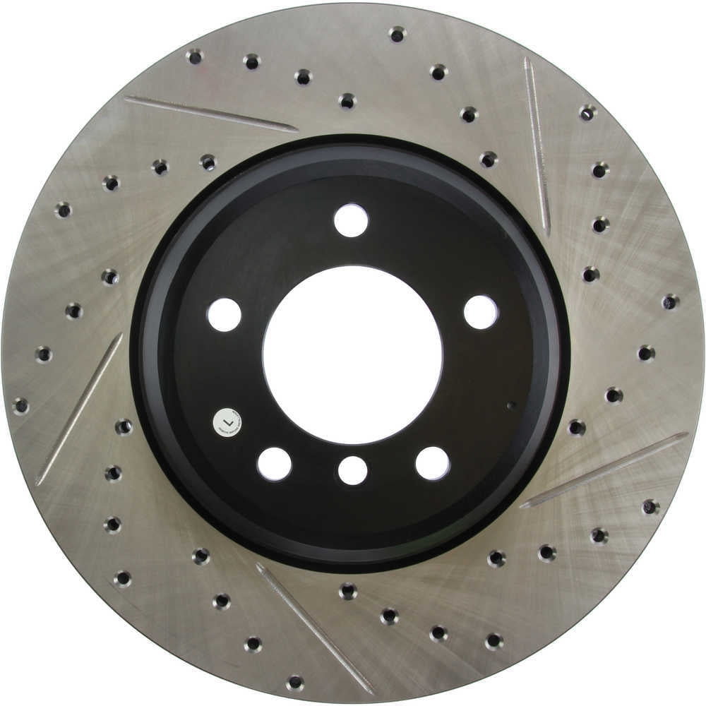 StopTech 127.34093L StopTech Sport Rotors; Drilled And Slotted; Front Left;13.73 in. Dia.; 2.89 in. Height; Fits select: 2007-2013 BMW 335, 2013-2015 BMW X1 XDRIVE35I