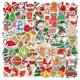 thumbnail image 5 of 100Pcs Christmas Themed Party Stickers Pack Envelope Skateboard Luggage Laptop Graffiti Decal, 5 of 5