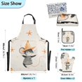 thumbnail image 3 of Cute Mouses with Hat Starfishes Apron Set with Oven Mitts Pot Holders Set of 5 Kitchen Stuff Accessories, 3 of 6