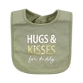 thumbnail image 5 of Hudson Baby Infant Girl Cotton Bib and Sock Set, Mom Dad Floral, 0-9 Months, 5 of 5