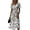 Green, variant on Womens Summer Dresses Wrap Tummy Control A-Line Midi V-Neck Short Sleeve Dress Beach Vacation Sundress Modest Dresses