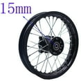 thumbnail image 2 of Applies to Black Dirt Bike Pit Bike Front 1.60-12 inch Rims 12" for small off road motorcross CRF  Front Wheels spare parts, 2 of 7