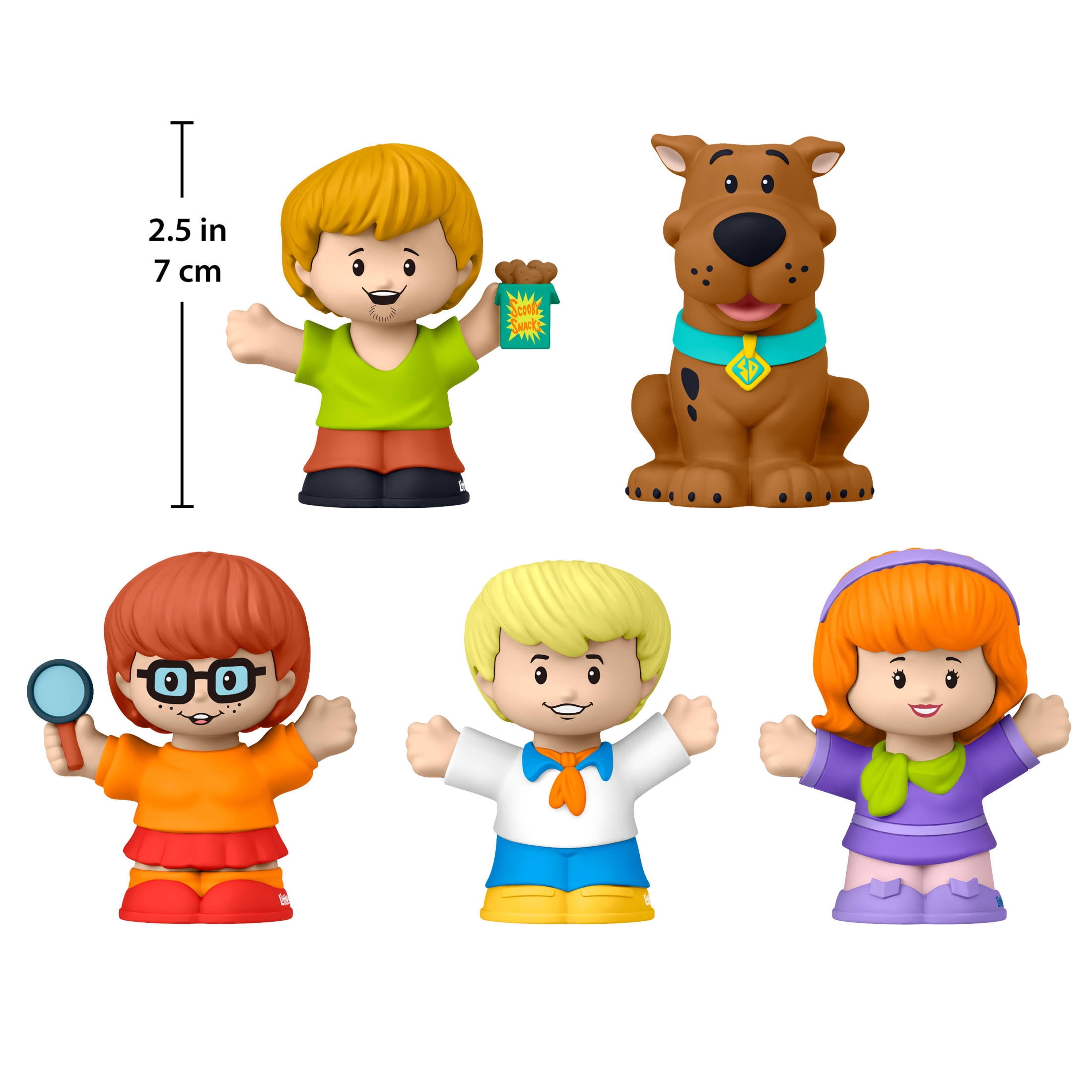 Little People Collector Scooby-Doo TV Series Special Edition Set for Fans, 5 Figures