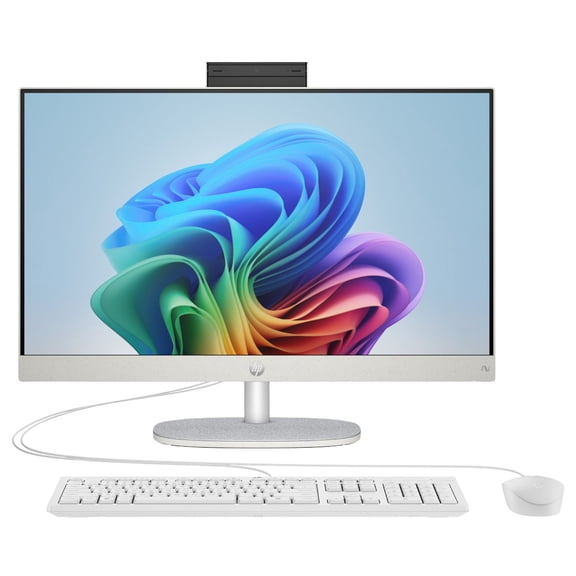 Restored HP 24-CR2000T 23.8" FHD IPS Intel Ultra 5 225U 1.5 GHz 8GB 256GB SSD Intel Graphics Windows 11 Home All-in-One Desktop, White - AQ7K3AV-V050